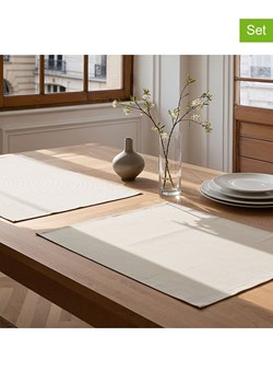 Mint Rugs Podkładki stołowe (2 szt.) &quot;Bria&quot; w kolorze kremowym - 50 x 40 cm ze sklepu Limango Polska w kategorii Podkładki na stół - zdjęcie 184209349