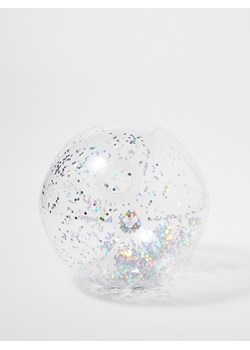 Sunny Life Piłka plażowa &quot;Glitter&quot; w kolorze srebrnym - 3+ ze sklepu Limango Polska w kategorii Pozostałe wyposażenie ogrodowe - zdjęcie 184209359