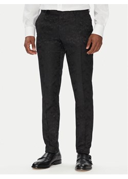 KARL LAGERFELD Spodnie materiałowe 255002 553038 Czarny Slim Fit ze sklepu MODIVO w kategorii Spodnie męskie - zdjęcie 184209765