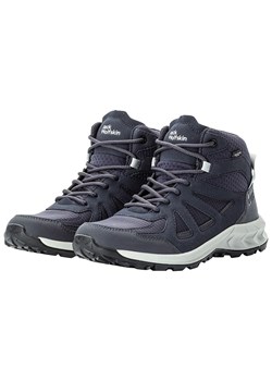 Jack Wolfskin Buty trekkingowe &quot;WOODLAND 2 TEXAPORE MID&quot; w kolorze granatowym ze sklepu Limango Polska w kategorii Buty trekkingowe damskie - zdjęcie 184210499