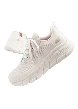 Buty Skechers Bobs B Flex sneakersy 117385/OFWT beżowy ze sklepu ButyModne.pl w kategorii Buty sportowe damskie - zdjęcie 184212219