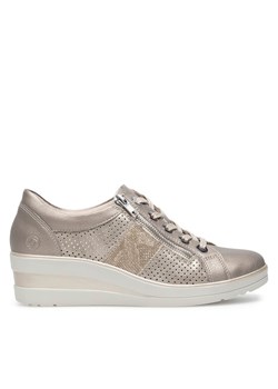 Rieker Sneakersy R7219-90 Złoty ze sklepu MODIVO w kategorii Półbuty damskie - zdjęcie 184212696