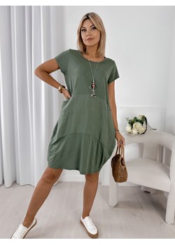 sukienka lucenza khaki one size ze sklepu UBRA w kategorii Sukienki - zdjęcie 184213928