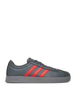 Sneakersy adidas VL COURT BASE JR2211 Szary ze sklepu eobuwie.pl w kategorii Buty sportowe męskie - zdjęcie 184214227