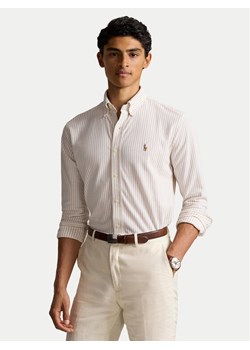 Polo Ralph Lauren Koszula 710934575003 Beżowy Slim Fit ze sklepu MODIVO w kategorii Koszule męskie - zdjęcie 184214436