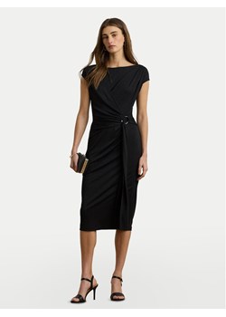 LAUREN RALPH LAUREN Sukienka koktajlowa 200973601001 Czarny Slim Fit ze sklepu MODIVO w kategorii Sukienki - zdjęcie 184214555