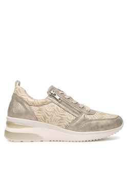 Sneakersy Remonte D2401-60 Beżowy ze sklepu eobuwie.pl w kategorii Buty sportowe damskie - zdjęcie 184215497