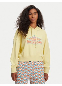 Billabong Bluza All Time EBJFT00146 Żółty Boxy Fit ze sklepu MODIVO w kategorii Bluzy damskie - zdjęcie 184215789