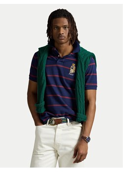 Polo Ralph Lauren Polo 710971839001 Granatowy Custom Slim Fit ze sklepu MODIVO w kategorii T-shirty męskie - zdjęcie 184215857