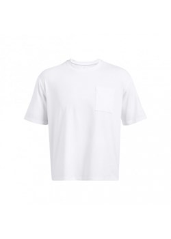 Męska koszulka treningowa Under Armour UA Meridian Pocket SS - biała ze sklepu Sportstylestory.com w kategorii T-shirty męskie - zdjęcie 184216607