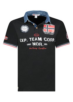 Geographical Norway Koszulka polo &quot;Koptaine&quot; w kolorze czarnym ze sklepu Limango Polska w kategorii T-shirty męskie - zdjęcie 184216919