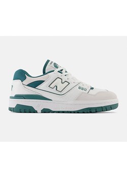 New Balance Skórzane sneakersy &quot;550&quot; w kolorze biało-zielonym ze sklepu Limango Polska w kategorii Buty sportowe męskie - zdjęcie 184217088