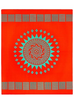 Le Comptoir de la Plage Ręcznik plażowy &quot;Solari&quot; w kolorze pomarańczowym - 170 x 140 cm ze sklepu Limango Polska w kategorii Ręczniki - zdjęcie 184217296