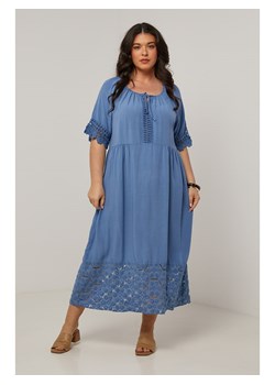 Curvy Lady Sukienka w kolorze niebieskim ze sklepu Limango Polska w kategorii Sukienki - zdjęcie 184217587