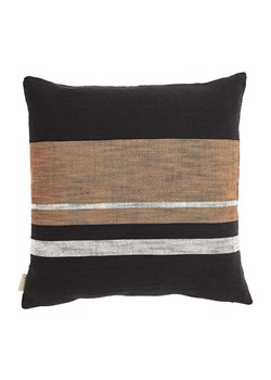 OYOY living design Poszewka w kolorze czarno-jasnobrązowym na poduszkę - 50 x 50 cm ze sklepu Limango Polska w kategorii Poduszki dekoracyjne - zdjęcie 184217629