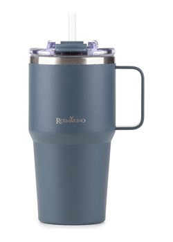 ROSMARINO Kubek termiczny &quot;MegaCup&quot; w kolorze granatowym - 600 ml ze sklepu Limango Polska w kategorii Kubki termiczne - zdjęcie 184217789