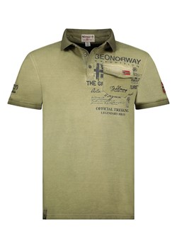Geographical Norway Koszulka polo &quot;Keony&quot; w kolorze zielonym ze sklepu Limango Polska w kategorii T-shirty męskie - zdjęcie 184217885