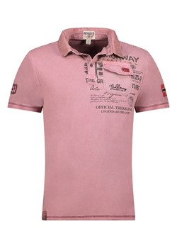 Geographical Norway Koszulka polo &quot;Keony&quot; w kolorze lawendowym ze sklepu Limango Polska w kategorii T-shirty męskie - zdjęcie 184217889