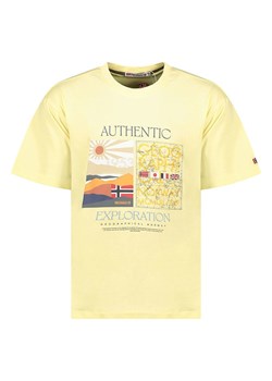 Geographical Norway Koszulka &quot;Authentic&quot; w kolorze żółtym ze sklepu Limango Polska w kategorii T-shirty męskie - zdjęcie 184217917
