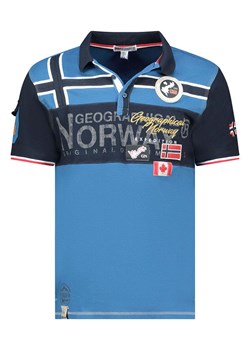 Geographical Norway Koszulka polo &quot;Karadock&quot; w kolorze niebieskim ze sklepu Limango Polska w kategorii T-shirty męskie - zdjęcie 184217925