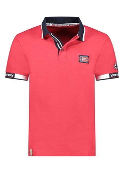 Geographical Norway Koszulka polo &quot;Kauge&quot; w kolorze czerwonym ze sklepu Limango Polska w kategorii T-shirty męskie - zdjęcie 184217949