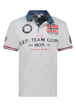Geographical Norway Koszulka polo &quot;Koptaine&quot; w kolorze szarym ze sklepu Limango Polska w kategorii T-shirty męskie - zdjęcie 184217985