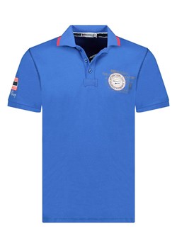 Geographical Norway Koszulka polo &quot;Kilsvik&quot; w kolorze niebieskim ze sklepu Limango Polska w kategorii T-shirty męskie - zdjęcie 184217997