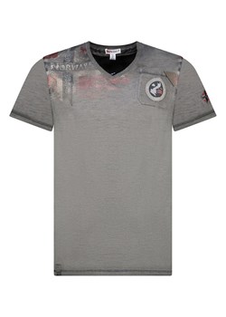 Geographical Norway Koszulka &quot;Jamo&quot; w kolorze antracytowym ze sklepu Limango Polska w kategorii T-shirty męskie - zdjęcie 184218009