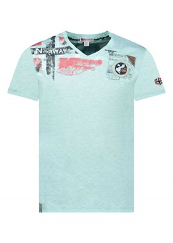 Geographical Norway Koszulka &quot;Jamo&quot; w kolorze miętowym ze sklepu Limango Polska w kategorii T-shirty męskie - zdjęcie 184218025