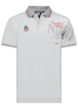 Geographical Norway Koszulka polo &quot;Adventure&quot; w kolorze szarym ze sklepu Limango Polska w kategorii T-shirty męskie - zdjęcie 184218057