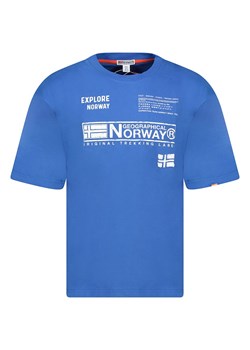 Geographical Norway Koszulka &quot;Jartin&quot; w kolorze niebieskim ze sklepu Limango Polska w kategorii T-shirty męskie - zdjęcie 184218065