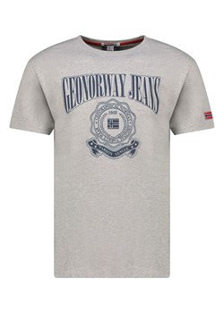 Geographical Norway Koszulka &quot;Jacao&quot; w kolorze szarym ze sklepu Limango Polska w kategorii T-shirty męskie - zdjęcie 184218069