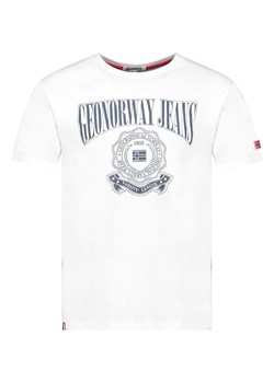 Geographical Norway Koszulka &quot;Jacao&quot; w kolorze białym ze sklepu Limango Polska w kategorii T-shirty męskie - zdjęcie 184218085