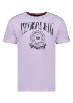 Geographical Norway Koszulka &quot;Jacao&quot; w kolorze fioletowym ze sklepu Limango Polska w kategorii T-shirty męskie - zdjęcie 184218089