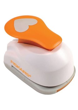 Fiskars Dziurkacz &quot;Serce&quot; w kolorze biało-pomarańczowym - 5 x 15 x 9 cm ze sklepu Limango Polska w kategorii Zabawki - zdjęcie 184218167