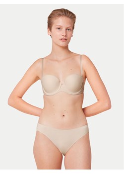 Triumph Biustonosz bardotka Pure Micro 10217872 Écru ze sklepu MODIVO w kategorii Biustonosze - zdjęcie 184218776