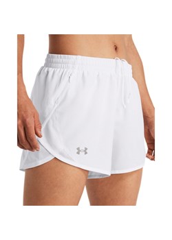 Damskie spodenki do biegania Under Armour UA Fly By 3\'\' Shorts - białe ze sklepu Sportstylestory.com w kategorii Szorty - zdjęcie 184221409
