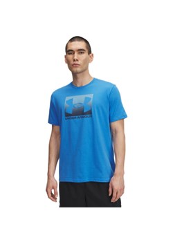 Męski t-shirt z nadrukiem Under Armour UA M Boxed Sports Updated Ss - niebieski ze sklepu Sportstylestory.com w kategorii T-shirty męskie - zdjęcie 184221428