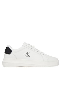 Sneakersy Calvin Klein Jeans Chunky Cupsole Ru Patch Lth YM0YM01296 Biały ze sklepu eobuwie.pl w kategorii Buty sportowe męskie - zdjęcie 184221745
