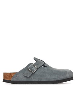 Klapki Birkenstock Boston Sfb 1030874 Szary ze sklepu eobuwie.pl w kategorii Klapki damskie - zdjęcie 184221816