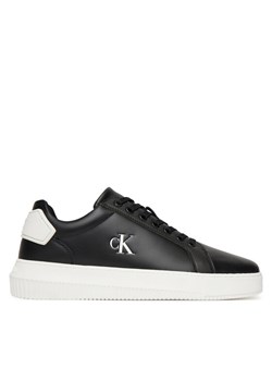 Sneakersy Calvin Klein Jeans Chunky Cupsole Ru Patch Lth YM0YM01296 Czarny ze sklepu eobuwie.pl w kategorii Buty sportowe męskie - zdjęcie 184221825