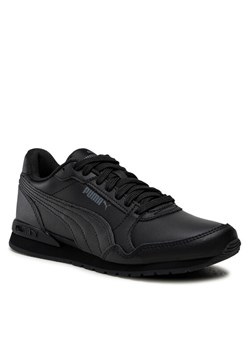 Sneakersy Puma St Runner Jr L 38490401 Czarny ze sklepu eobuwie.pl w kategorii Buty sportowe dziecięce - zdjęcie 184221845