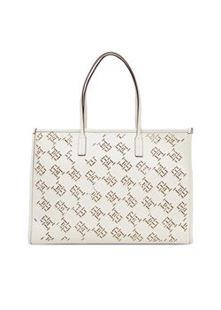 Tommy Hilfiger Torebka Th City AW0AW17501 Écru ze sklepu MODIVO w kategorii Torby Shopper bag - zdjęcie 184222516