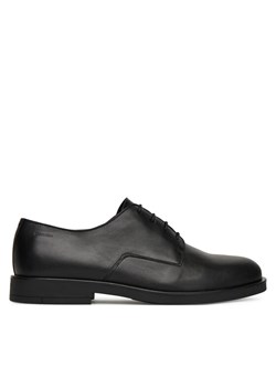 Calvin Klein Półbuty Flex Dress Derby 4Holes Lth HM0HM01895 Czarny ze sklepu MODIVO w kategorii Buty eleganckie męskie - zdjęcie 184222638
