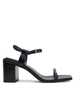 Calvin Klein Sandały Block Heel Sandal 75 Lth HW0HW02650 Czarny ze sklepu MODIVO w kategorii Sandały damskie - zdjęcie 184222648