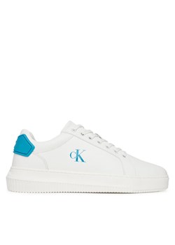 Calvin Klein Jeans Sneakersy Chunky Cupsole Ru Patch Lth YM0YM01296 Biały ze sklepu MODIVO w kategorii Buty sportowe męskie - zdjęcie 184222677