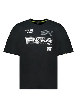 Geographical Norway Koszulka &quot;Jartin&quot; w kolorze czarnym ze sklepu Limango Polska w kategorii T-shirty męskie - zdjęcie 184226506