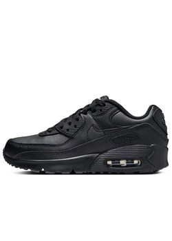 Buty młodzieżowe Nike Air Max 90 Leather CD6864-028 - czarne ze sklepu streetstyle24.pl w kategorii Buty sportowe damskie - zdjęcie 184226525