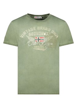 Geographical Norway Koszulka &quot;Jross&quot; w kolorze zielonym ze sklepu Limango Polska w kategorii T-shirty męskie - zdjęcie 184227107