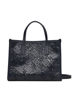 Torebka Tommy Hilfiger Th City Mini AW0AW17500 Granatowy ze sklepu eobuwie.pl w kategorii Torebki damskie - zdjęcie 184227138